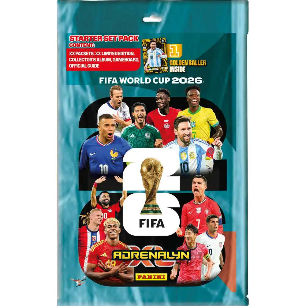 Tarjetas Coleccionables de Estrellas del Fútbol Panini FIFA World Cup 2026