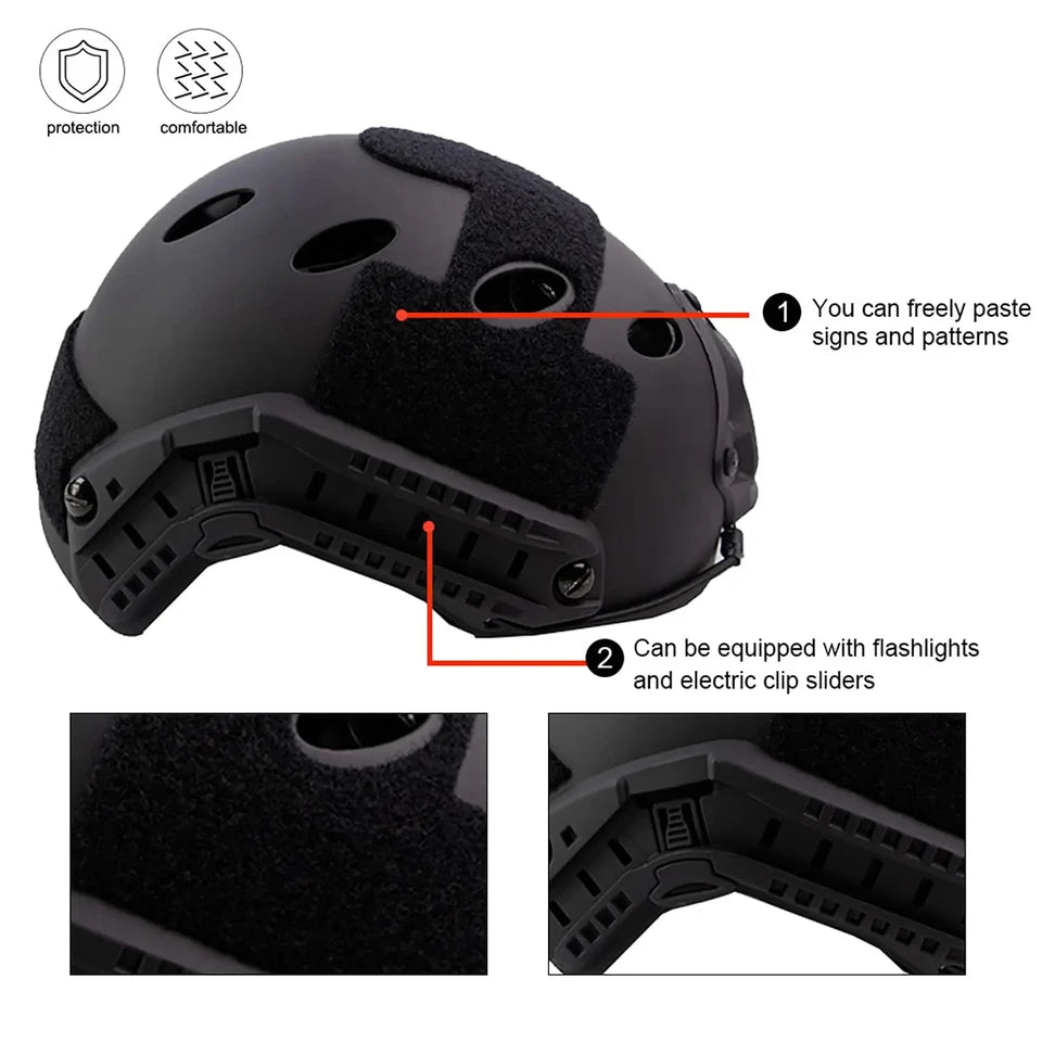 BOOIU-casco táctico rápido PJ