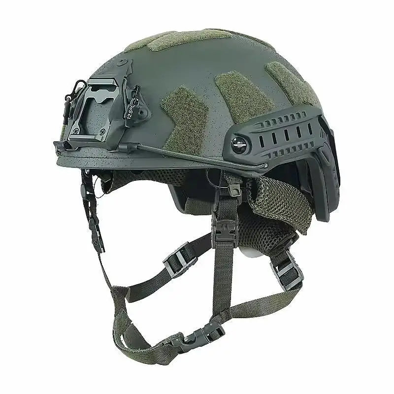 Casco táctico rápido, casco balístico de Velcro FRP
