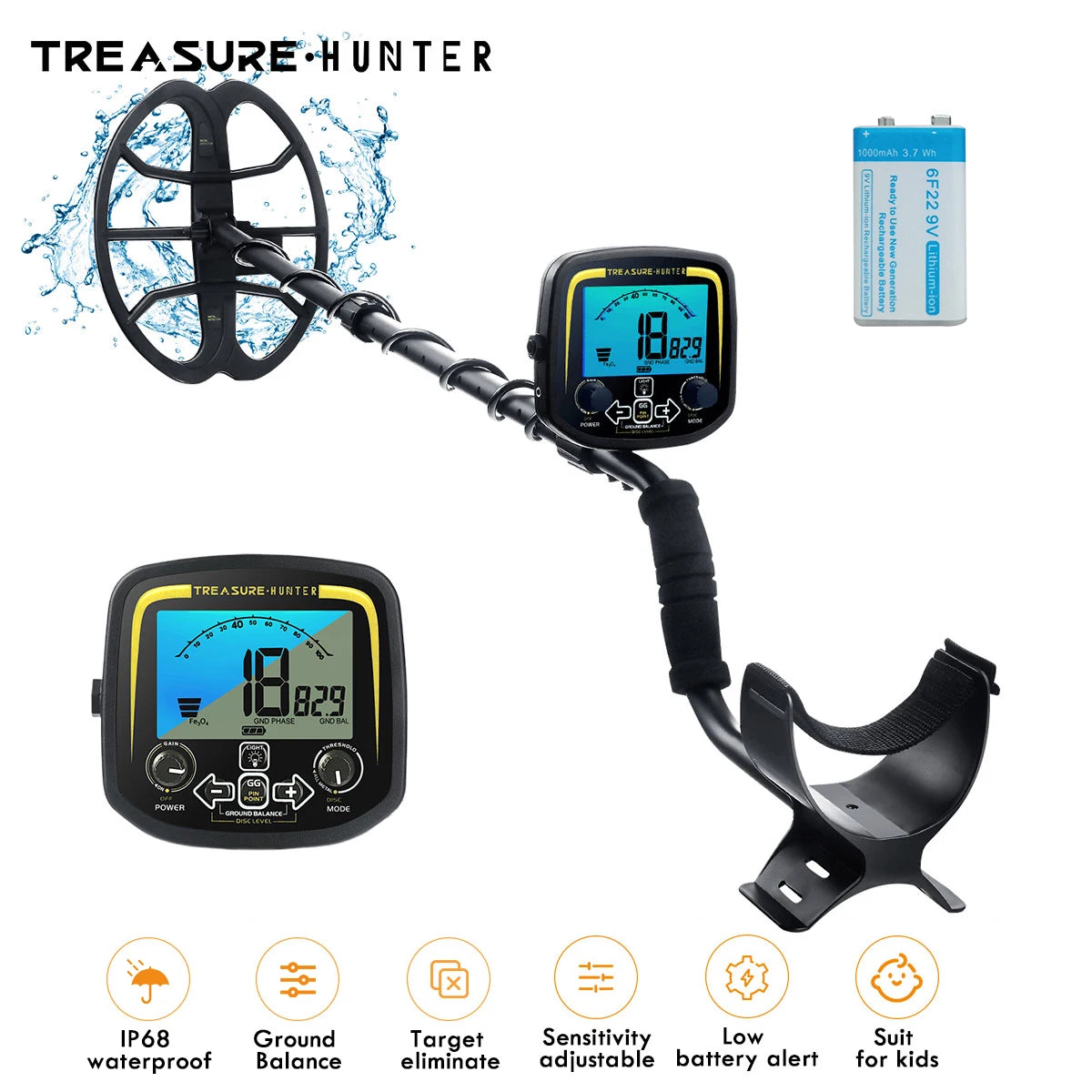 Treasure Hunter GX850 Detector de metales 850