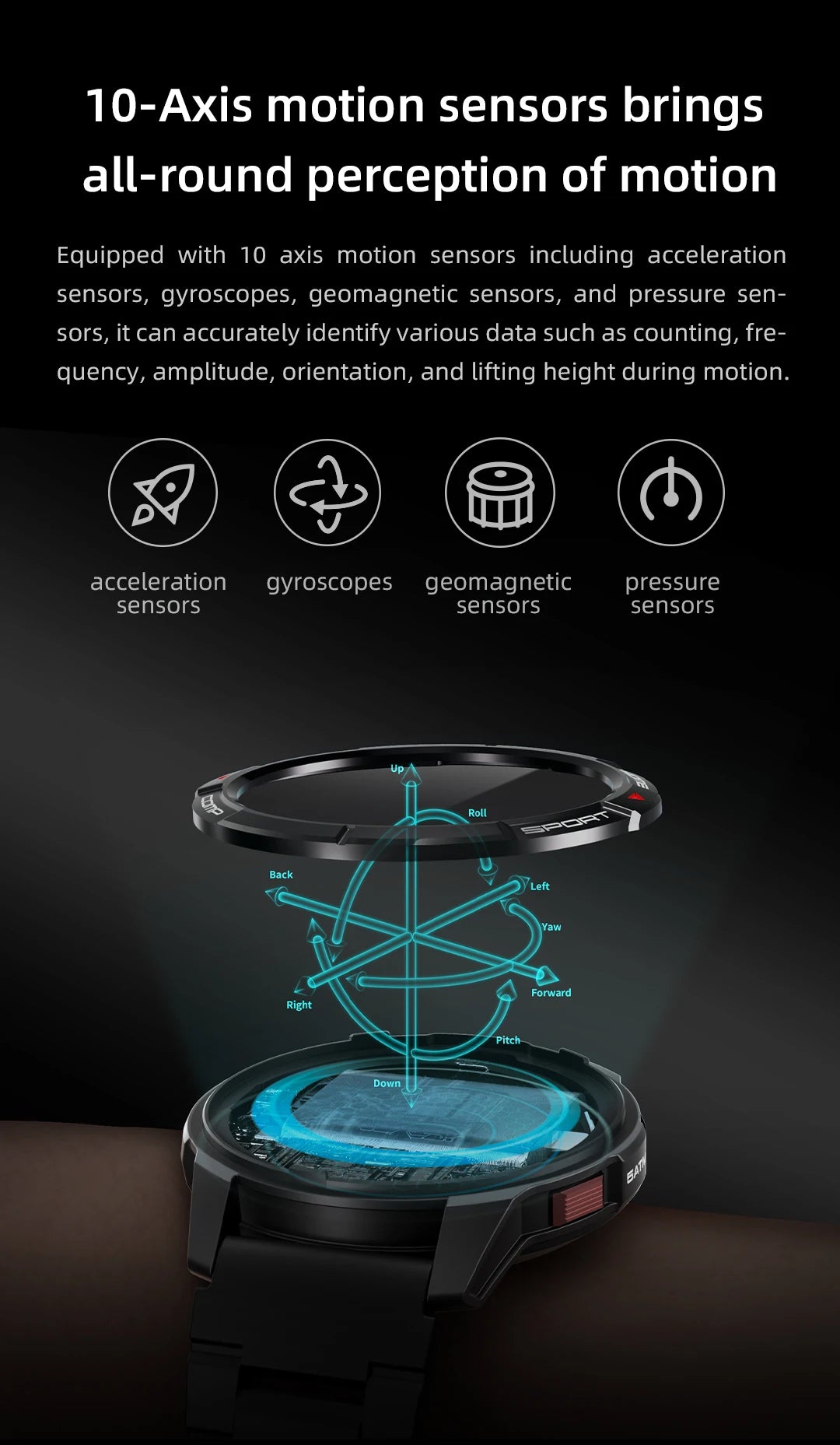 Reloj inteligente  impermeable