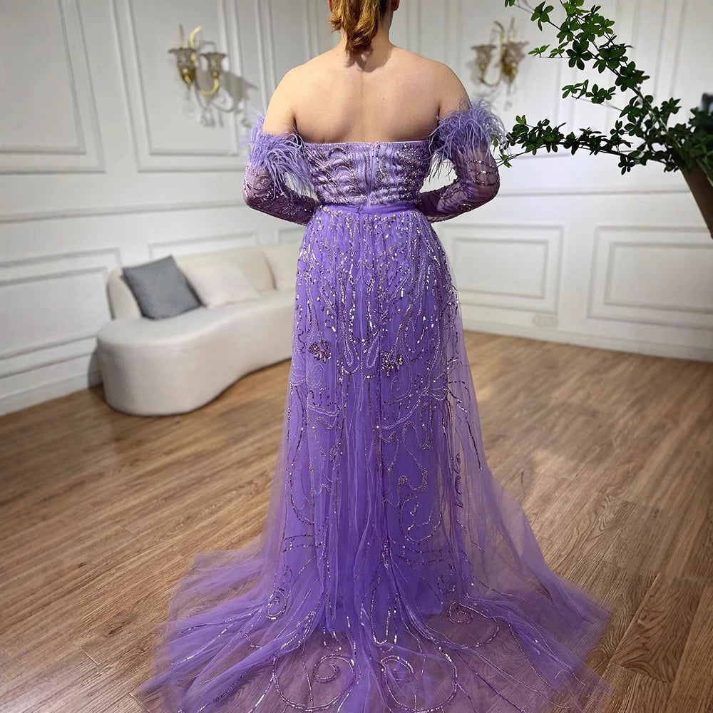 Vestido árabe de lujo sirena