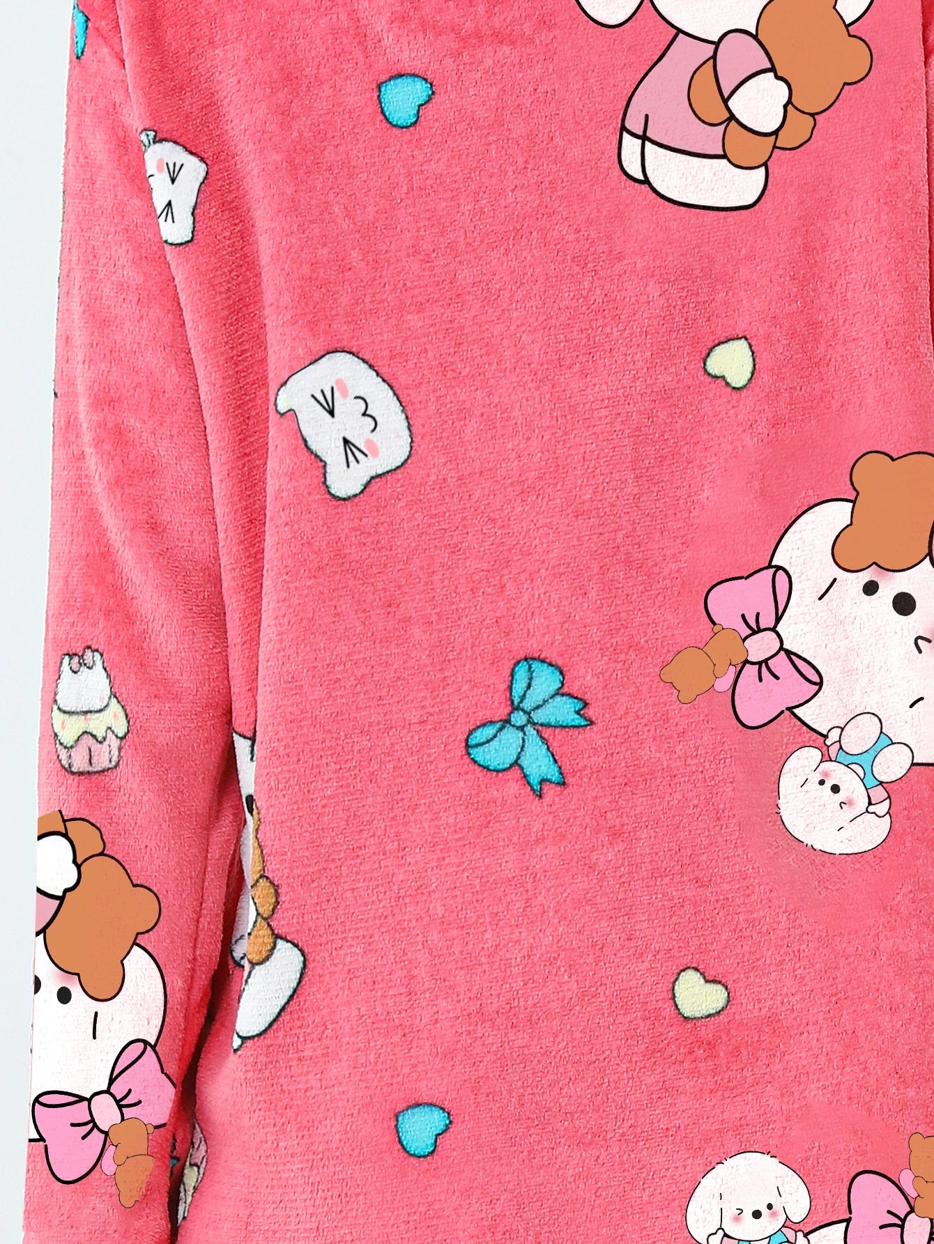 Conjunto de Pijama de Felpa