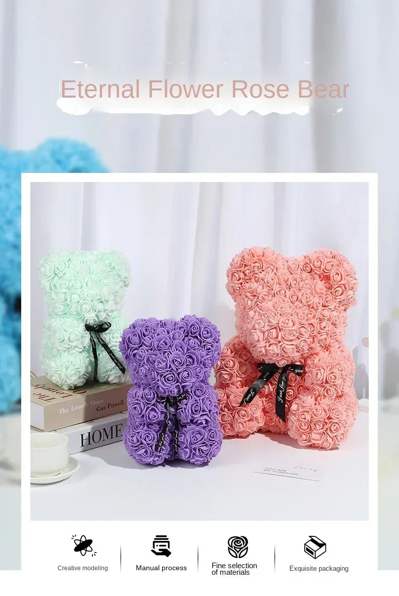 oso rosa de peluche