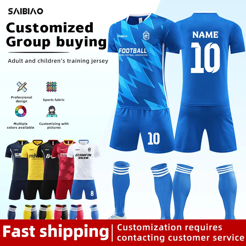 Camiseta de fútbol para niños y adultos