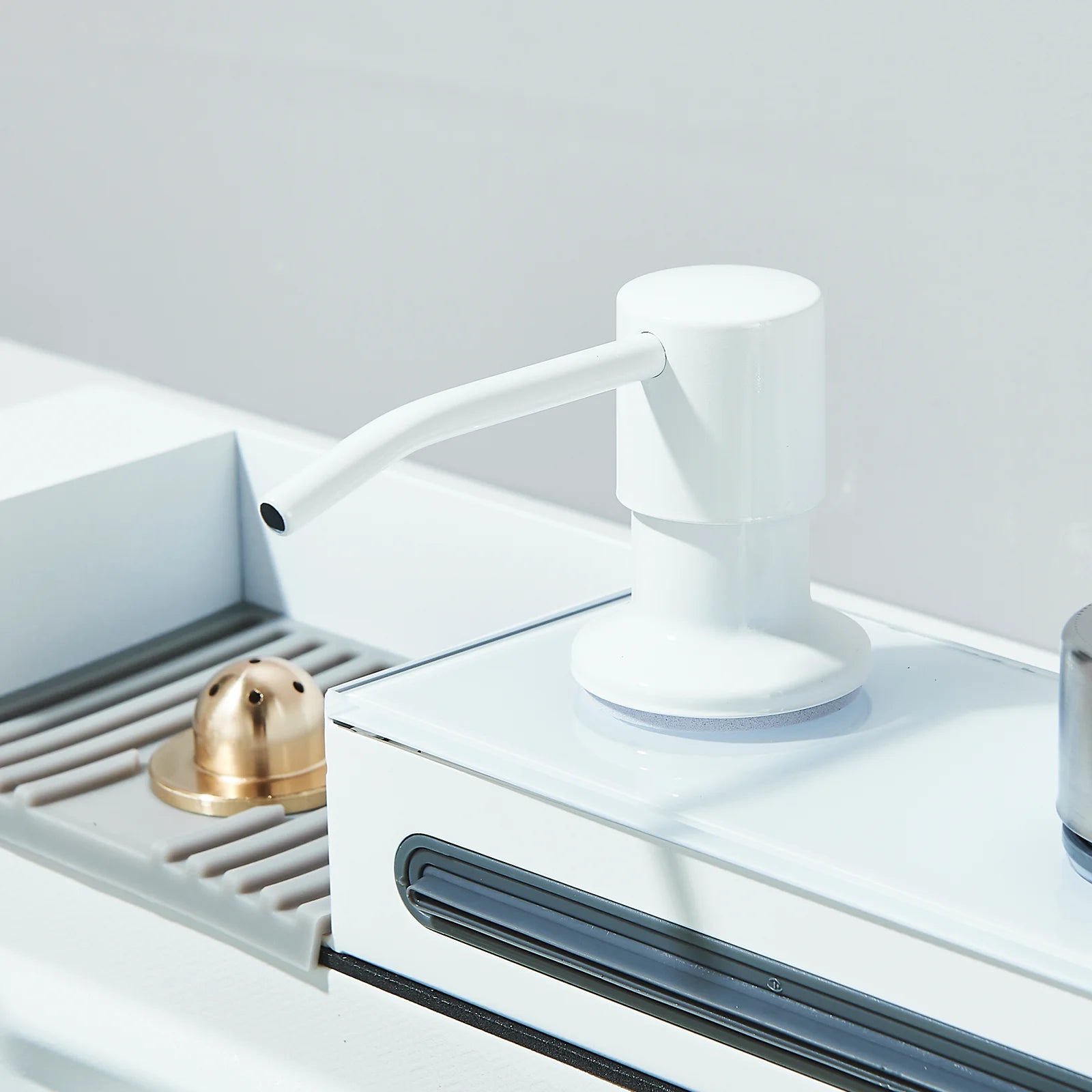 Fregadero de cocina de acero inoxidable 304