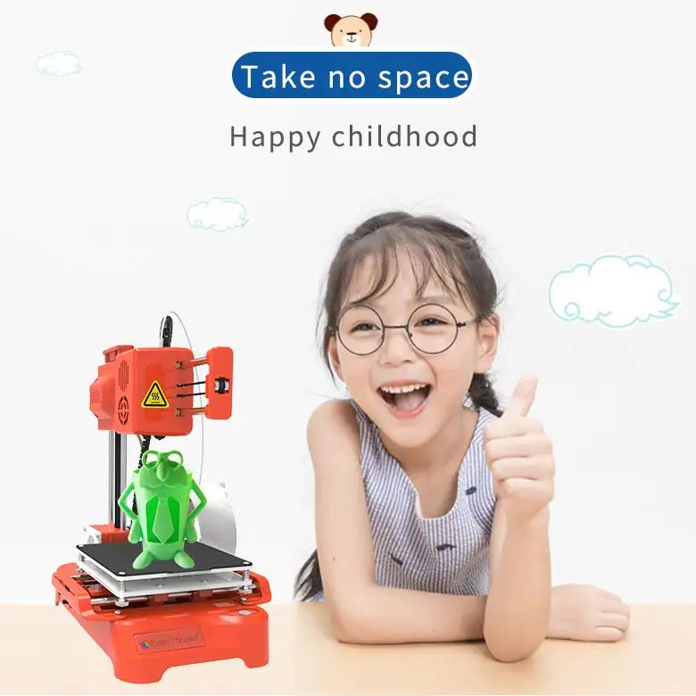 Mini impresora 3D de escritorio K7, tamaño de impresión de 100x100x100mm
