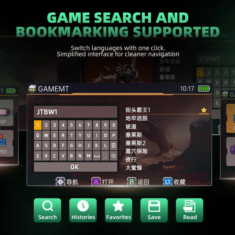 -consola de juegos portátil  40000 juegos Retro para PSP PS1 N64, consola de bolsillo