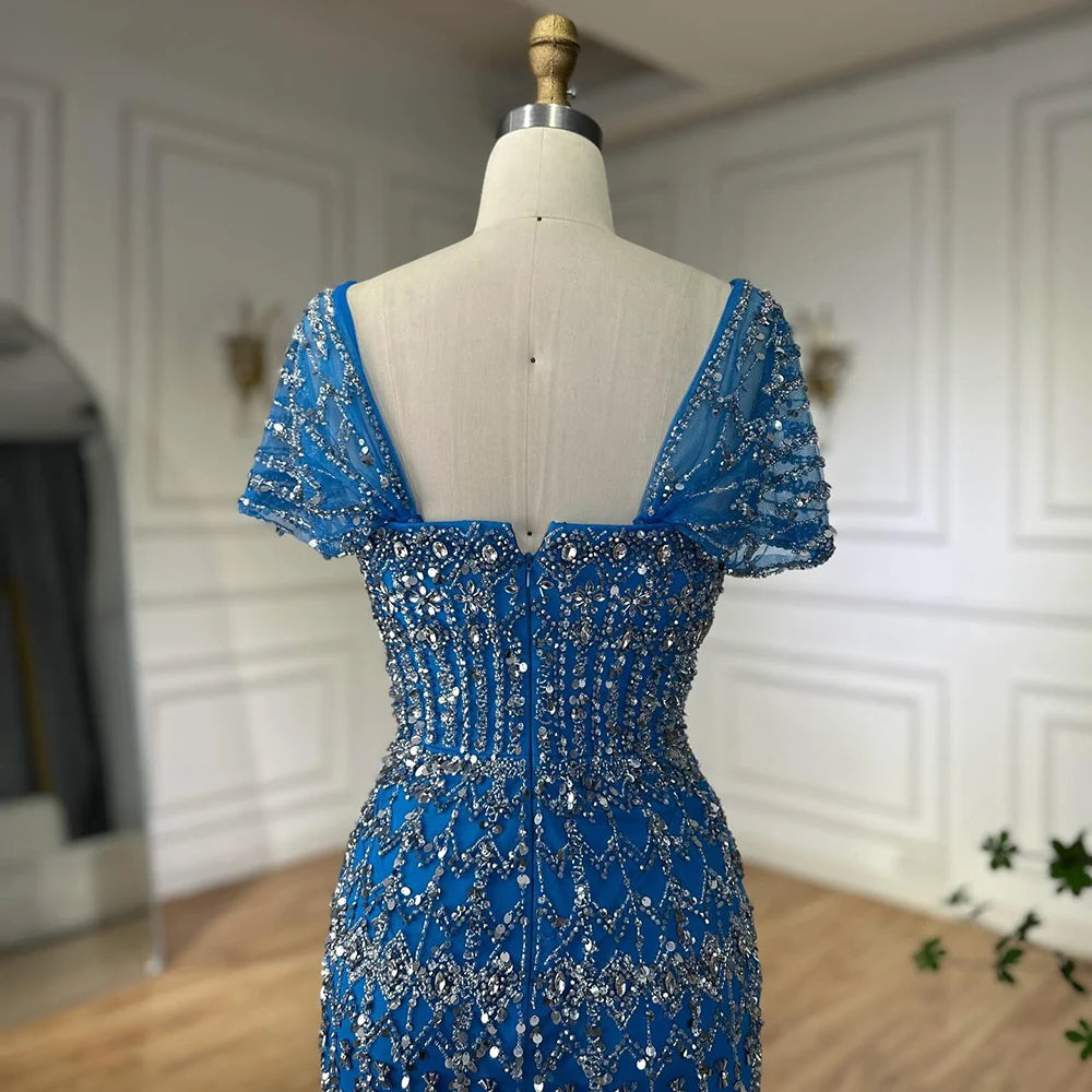 Vestido árabe blanco sirena