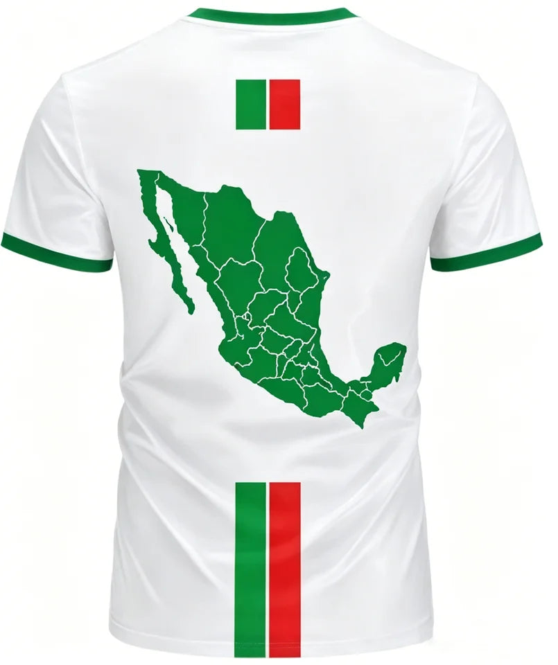 Camisetas de Fútbol de México 2026 de la Bandera de México
