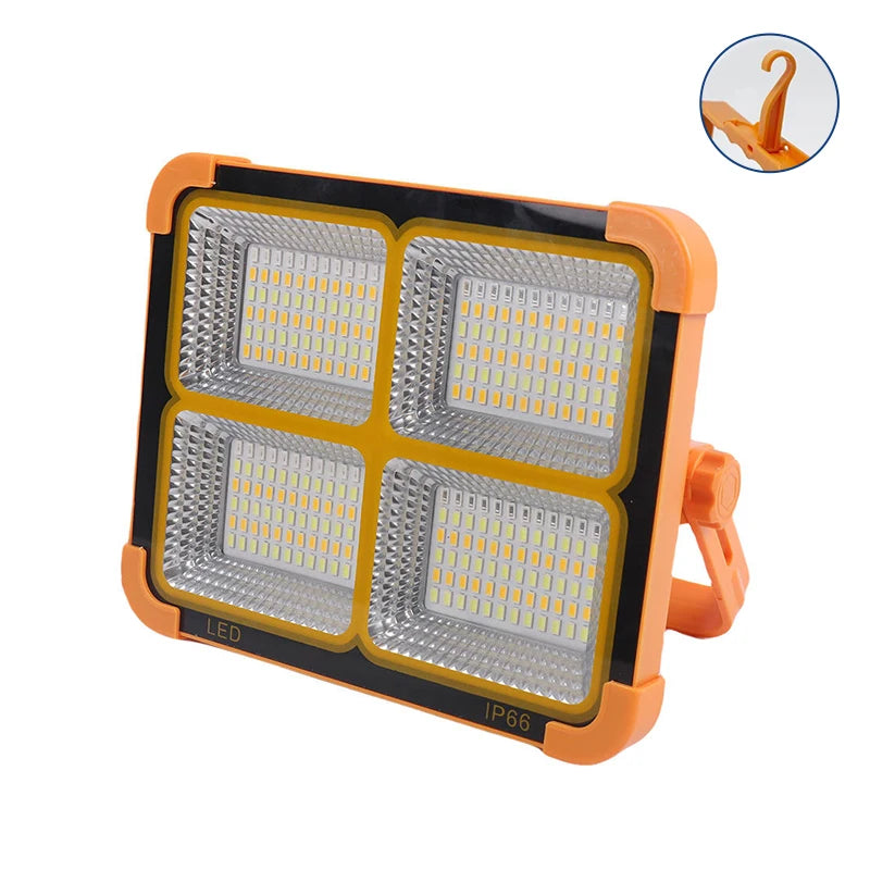 Luz de Tienda de Campaña Solar Portátil: Recargable