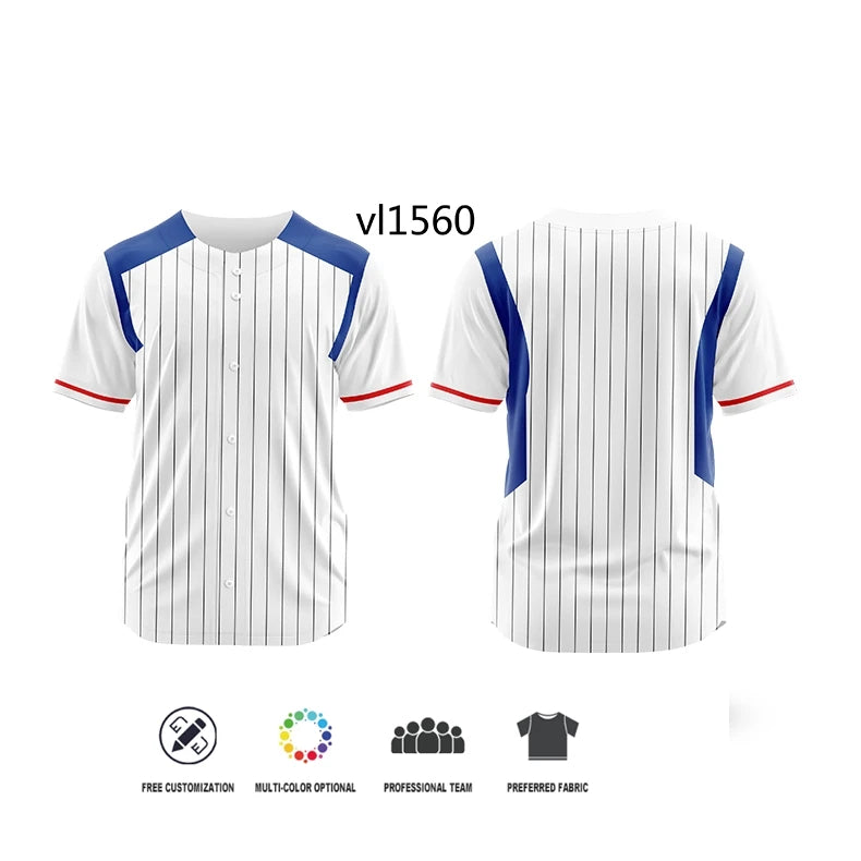 Camiseta de béisbol por sublimación