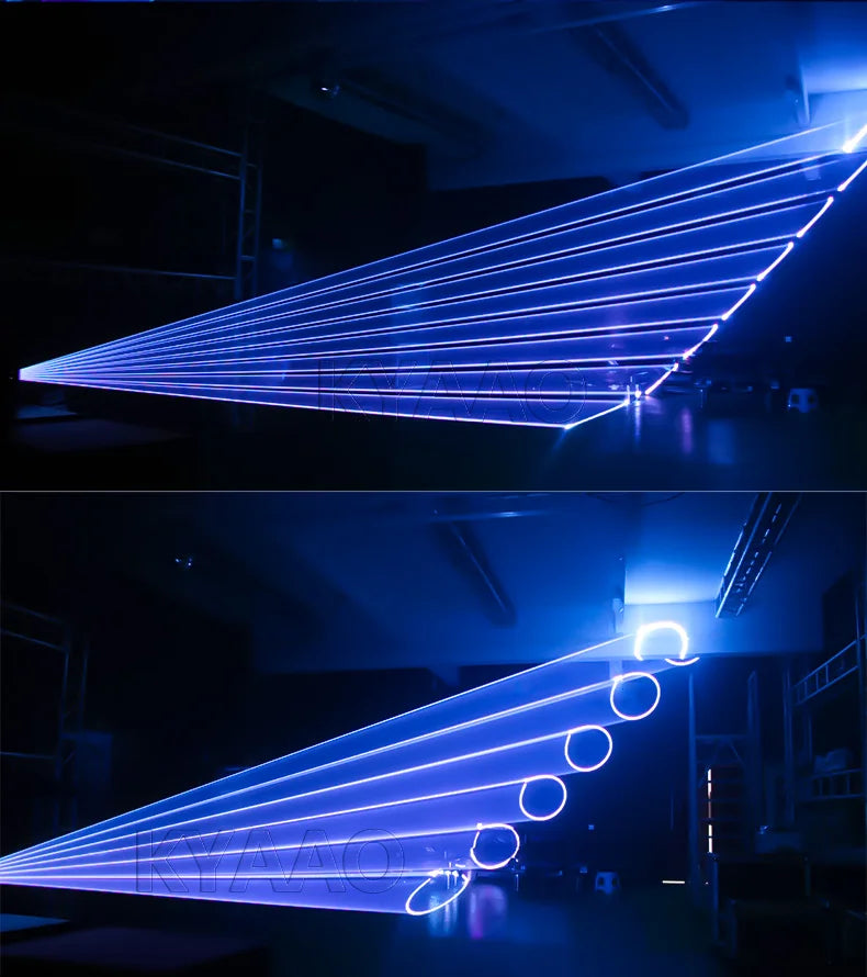 Proyector de iluminación de escenario de discoteca láser de 5W con Control