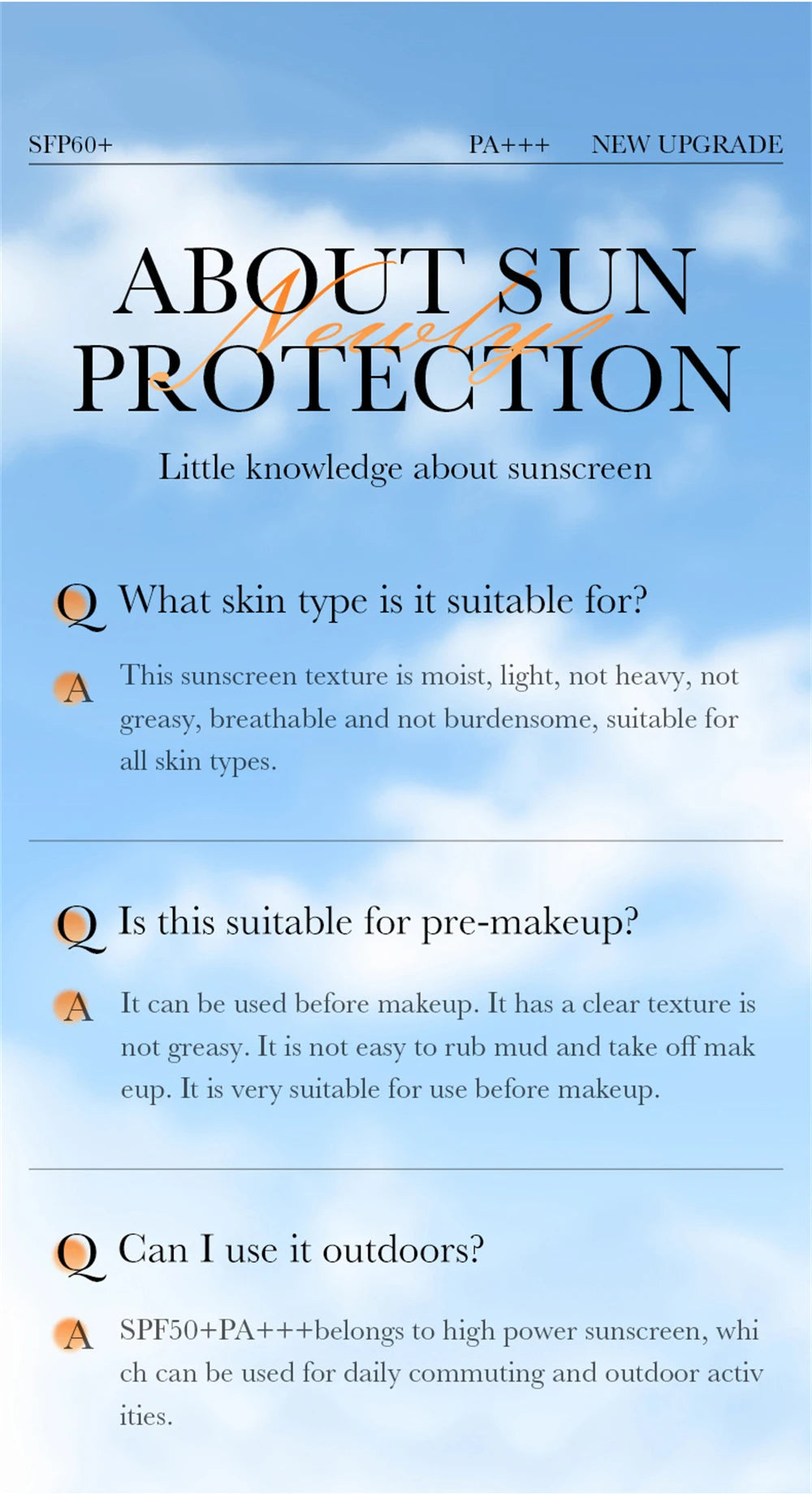 Crema de protección solar SPF60 +,
