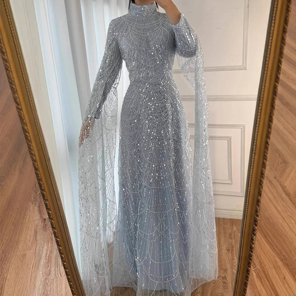 vestidos de noche vestido con cuentas para fiesta de mujer LA72591