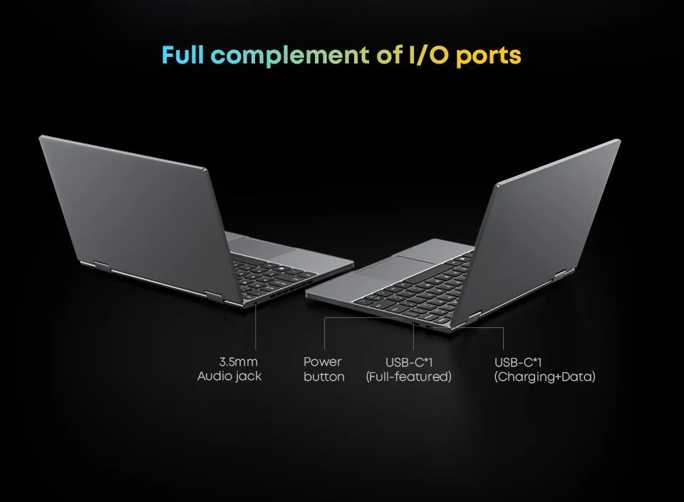 MiniBook X Laptop Tablet PC 2 en 1 12GB LPDDR5 512G