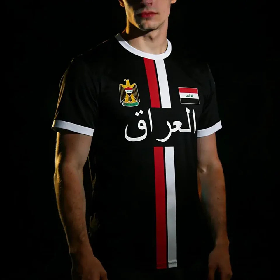 Camisetas Deportivas con Estampado Estilo Irak para Hombre y Mujer