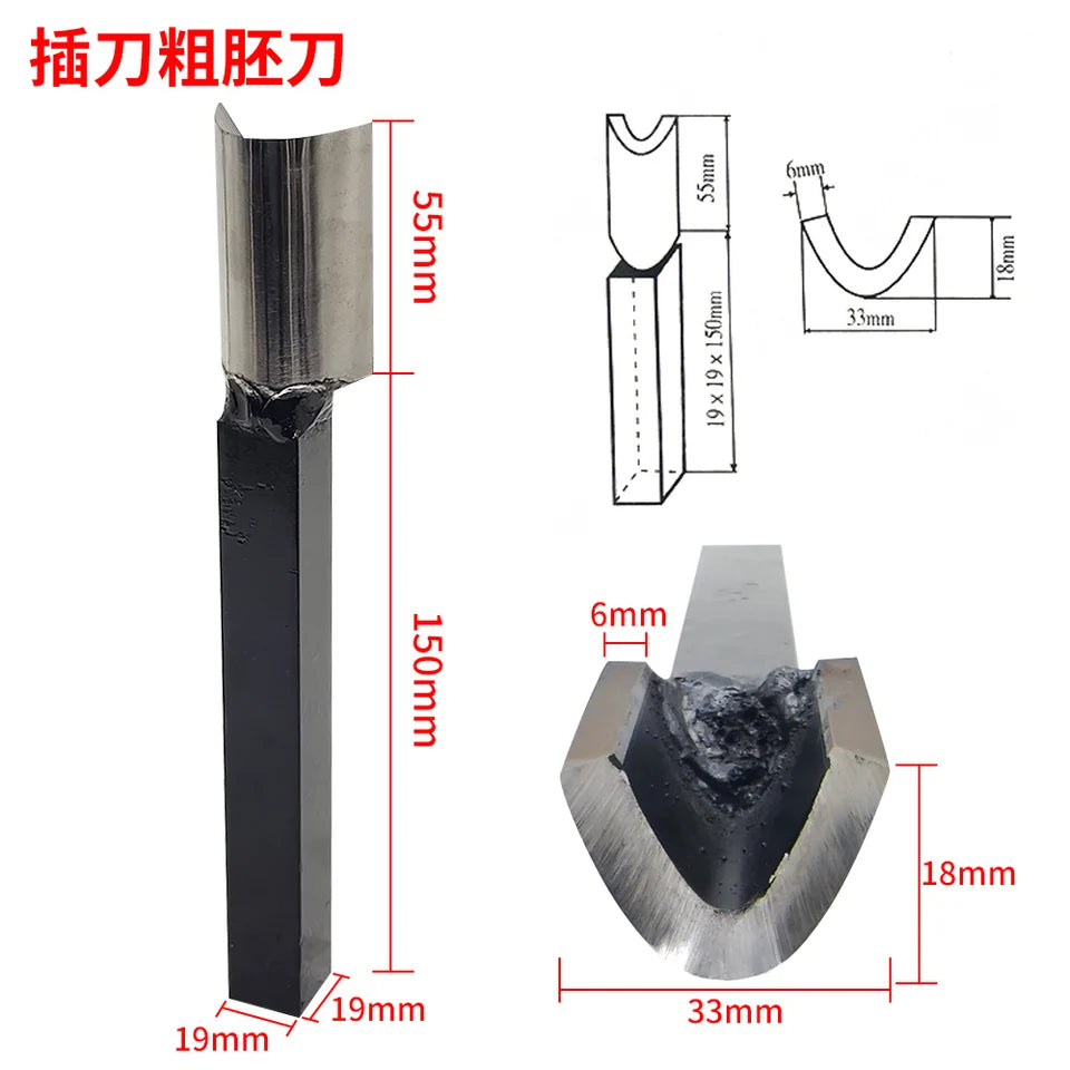 Cuchillo de horquilla para carpintería