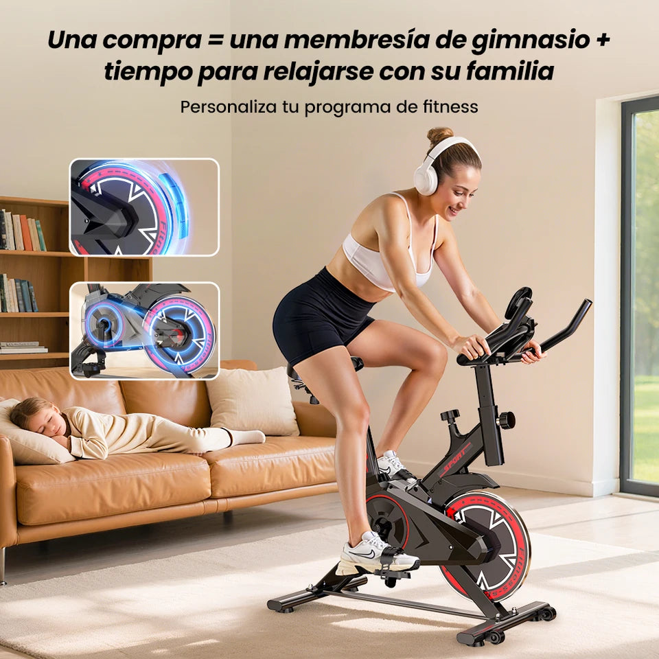Bicicleta Estática Formil De 6 Kg Para Fitness