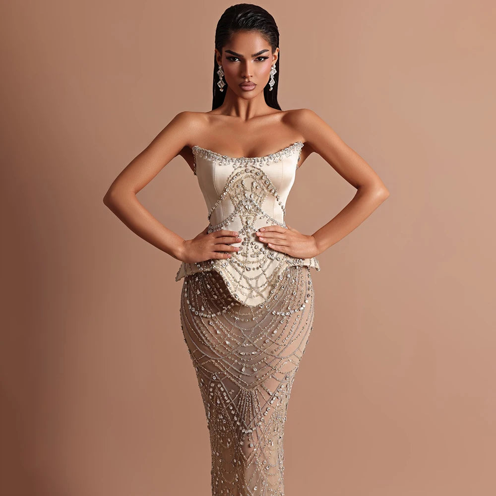 vestido de noche elegante