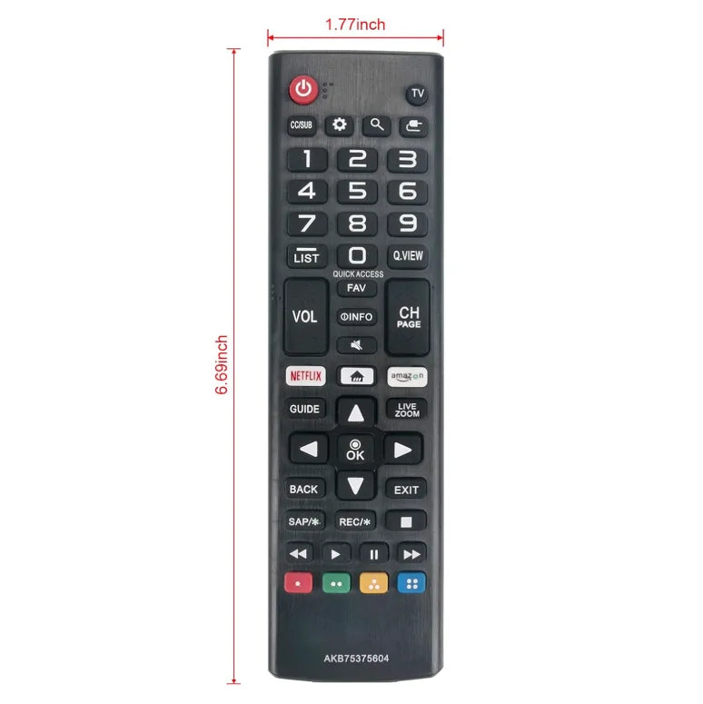Nuevo control remoto AKB75375604 de reemplazo para televisores LG