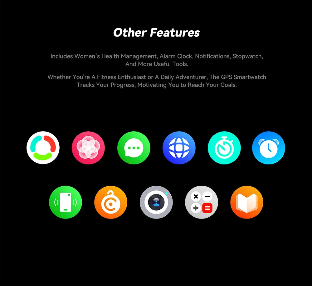 Smartwatch AMOLED de 1,43 pulgadas, reloj deportivo