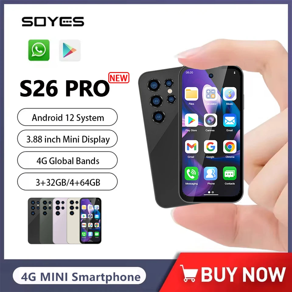 S26 Pro Mini Smartphone Android 12