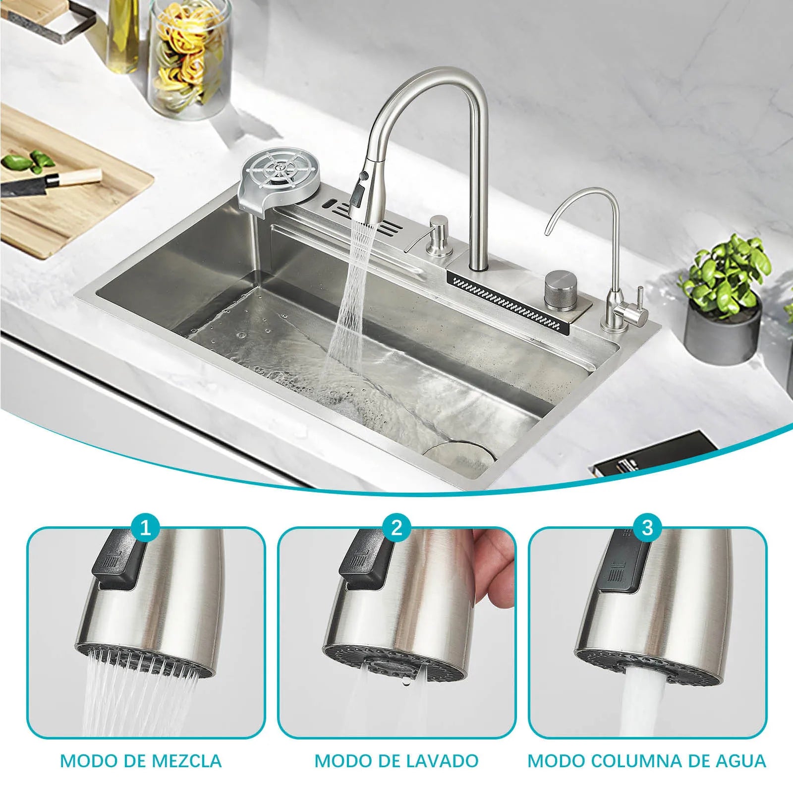 Fregadero de Cocina Inteligente
