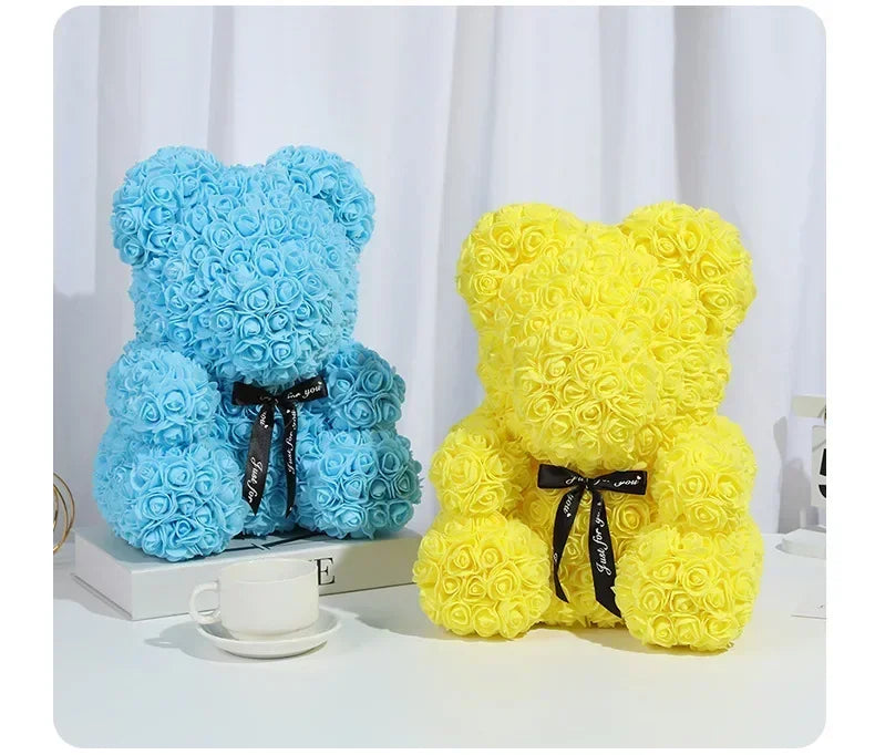 oso rosa de peluche