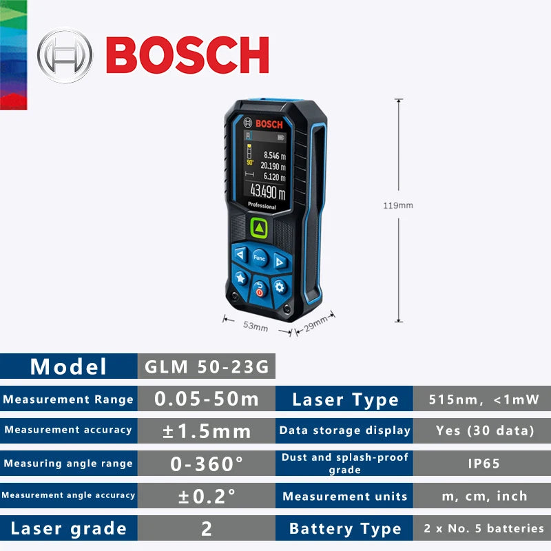 Bosch-telémetro láser profesional