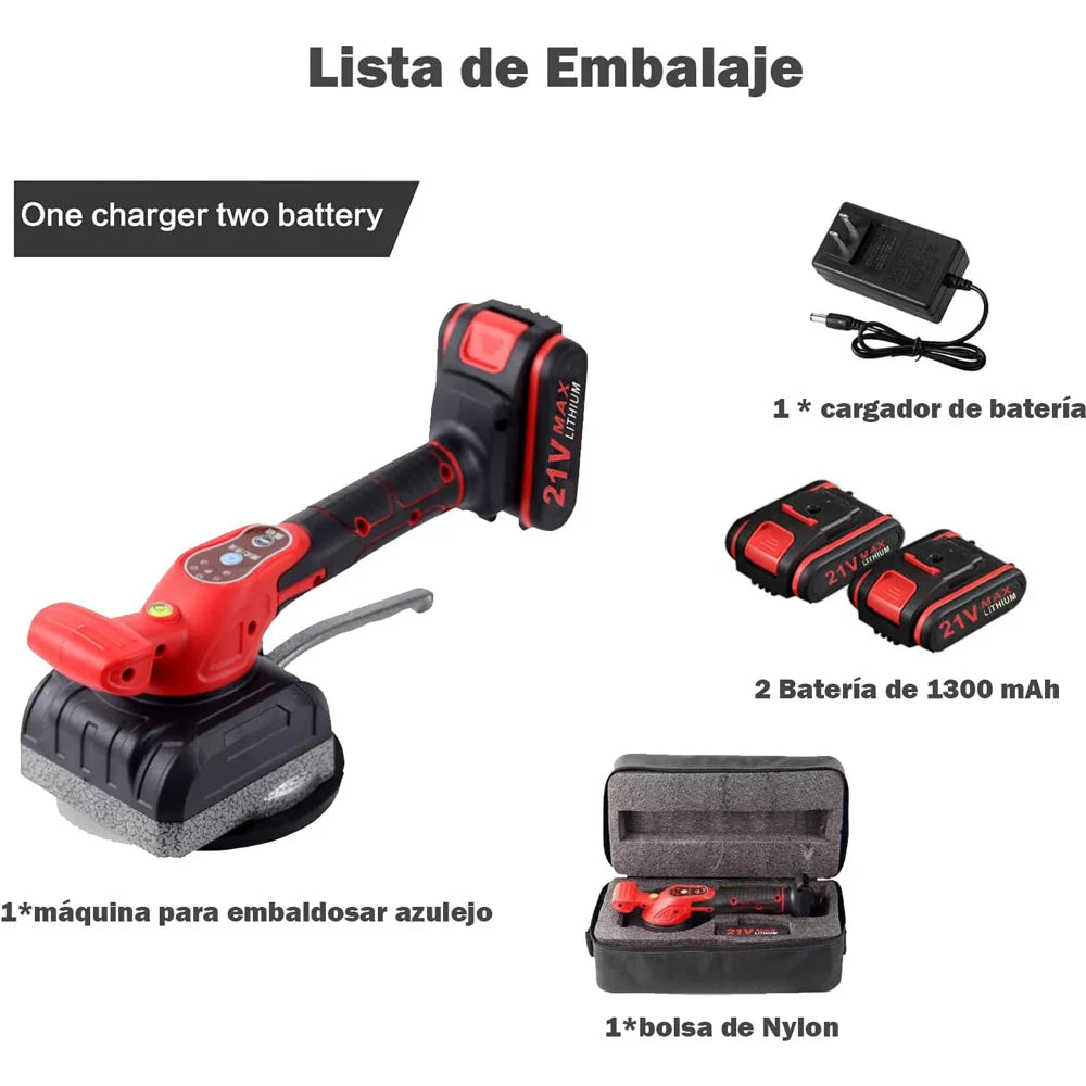 Vibrador para instalación de azulejo
