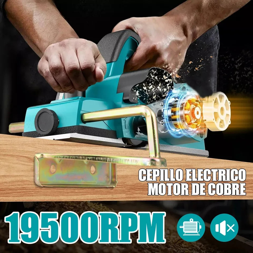 Cepilladora eléctrica para carpintería