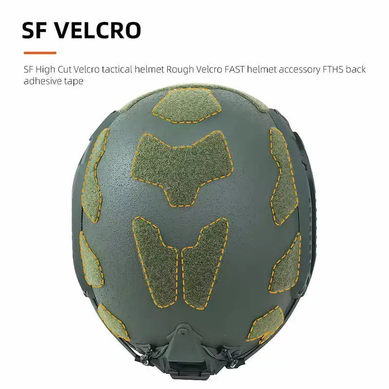 Casco táctico rápido, casco balístico de Velcro FRP