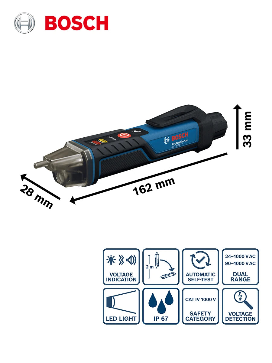 Detector de voltaje eléctrico profesional