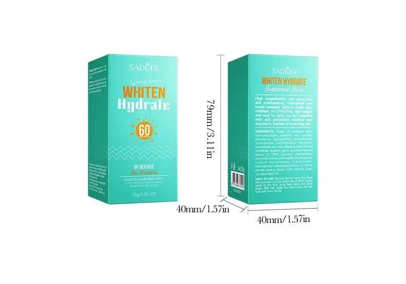 Protector solar SPF 60+, protección solar de larga duración, bloqueador