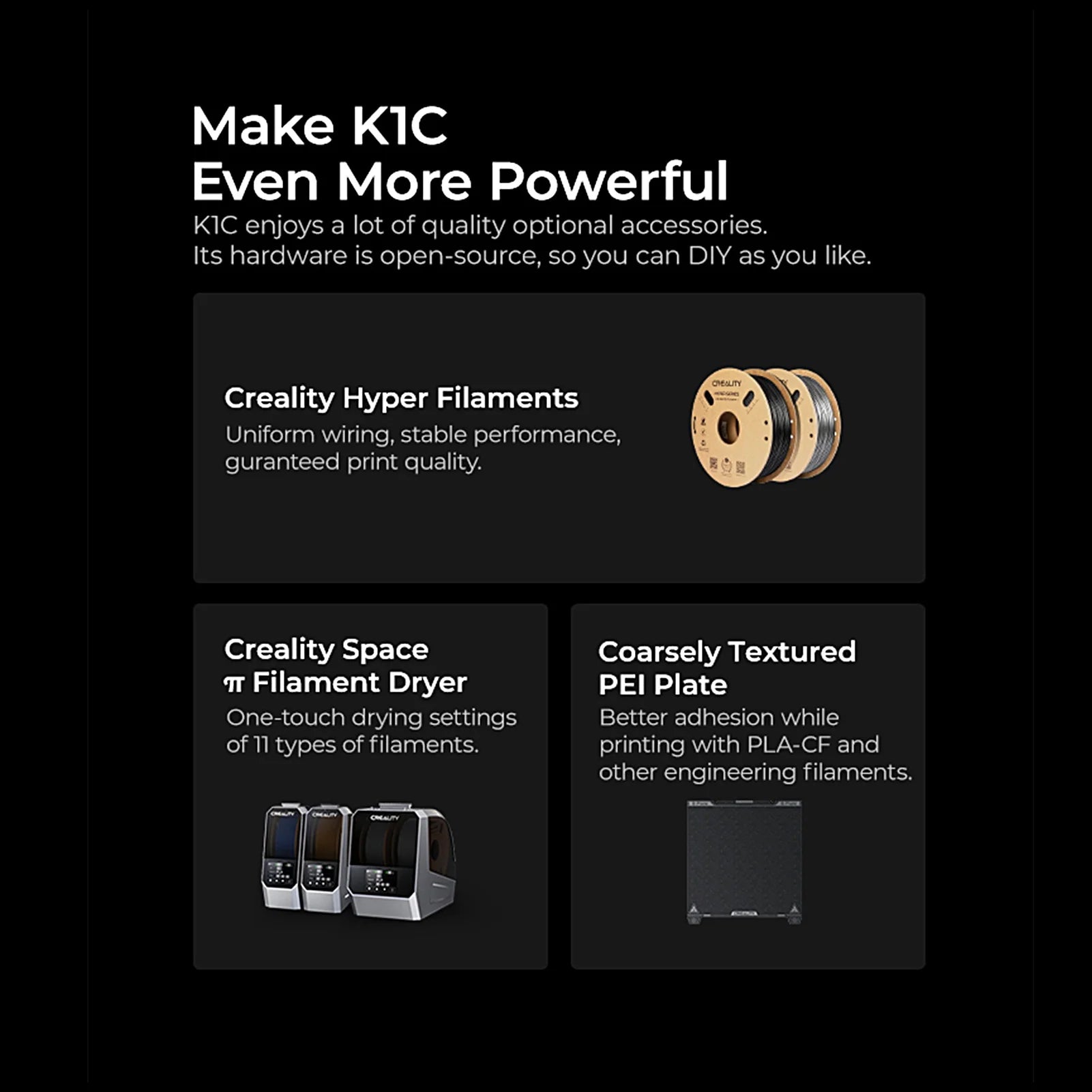 Impresora 3D FDM Creality K1C,