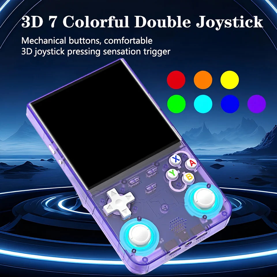 Consola R36: joysticks RGB juegos retro