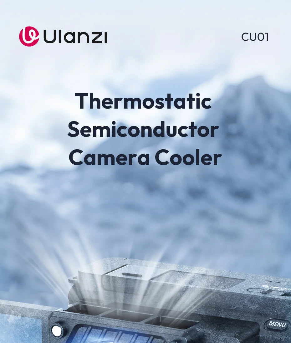 Ventilador de refrigeración para cámara radiador 4K Kit de grabación disipador de calor para Sony Canon Nikon
