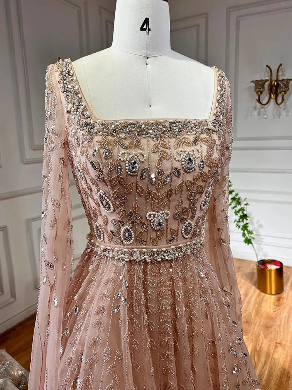 Vestido musulmán Rosa