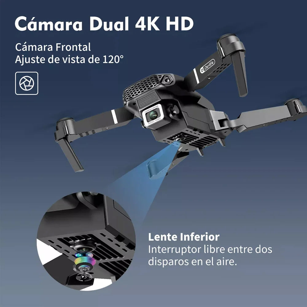 Mini Drone con Cámara 4K