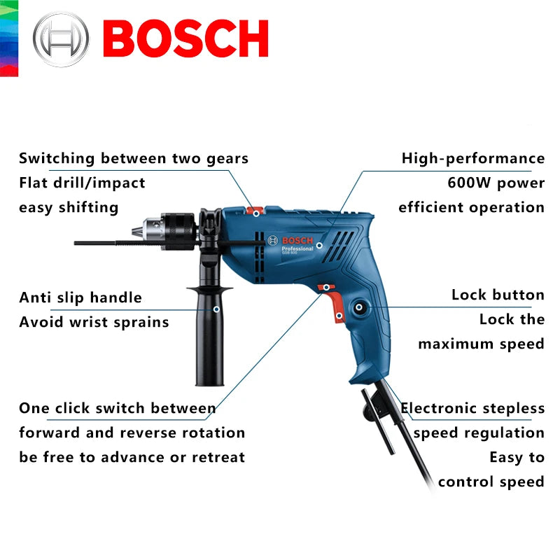Taladro eléctrico Bosch GSB 600