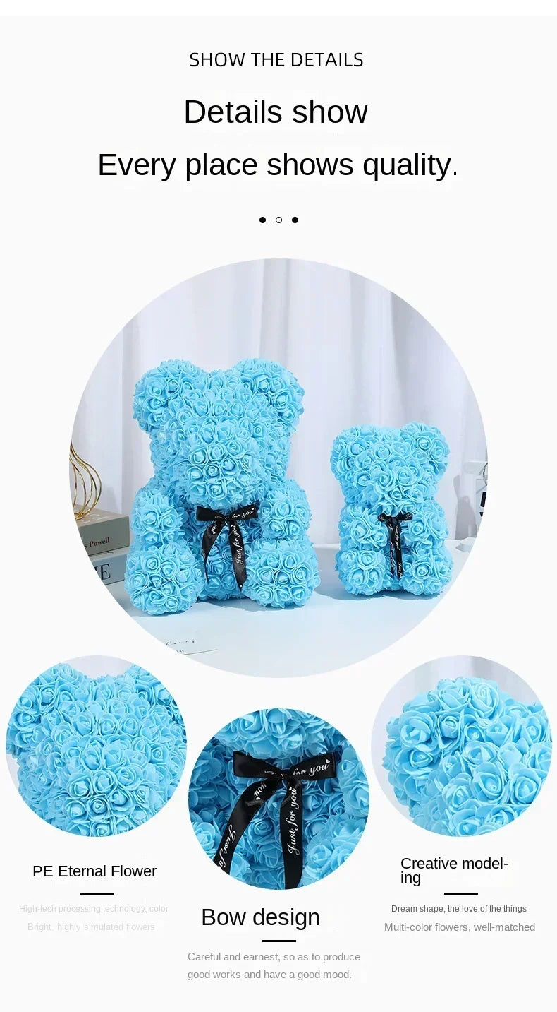 oso rosa de peluche
