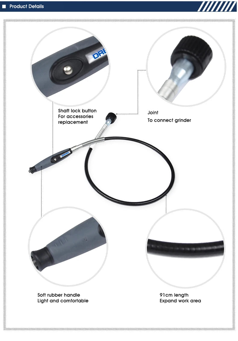 Accesorio de eje flexible Dremel 225-01