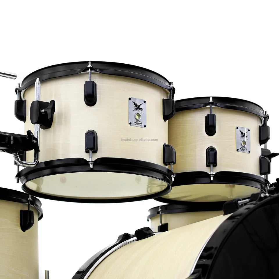 Batería Acústica Portátil de 22 Pulgadas con Platillos