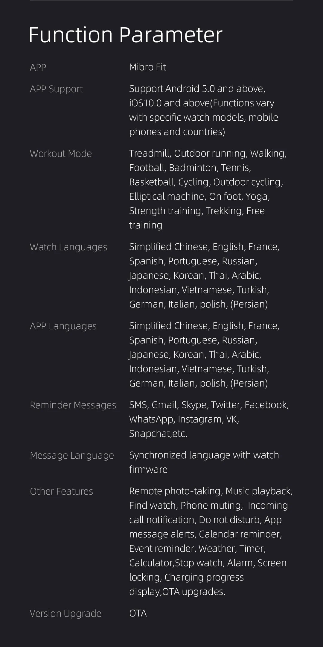 Reloj inteligente mibro Lite versión global 1.3 pulgadas