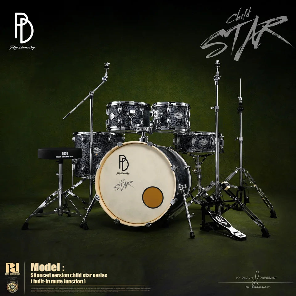 Kit de batería acústica silenciosa de alta calidad Star Series