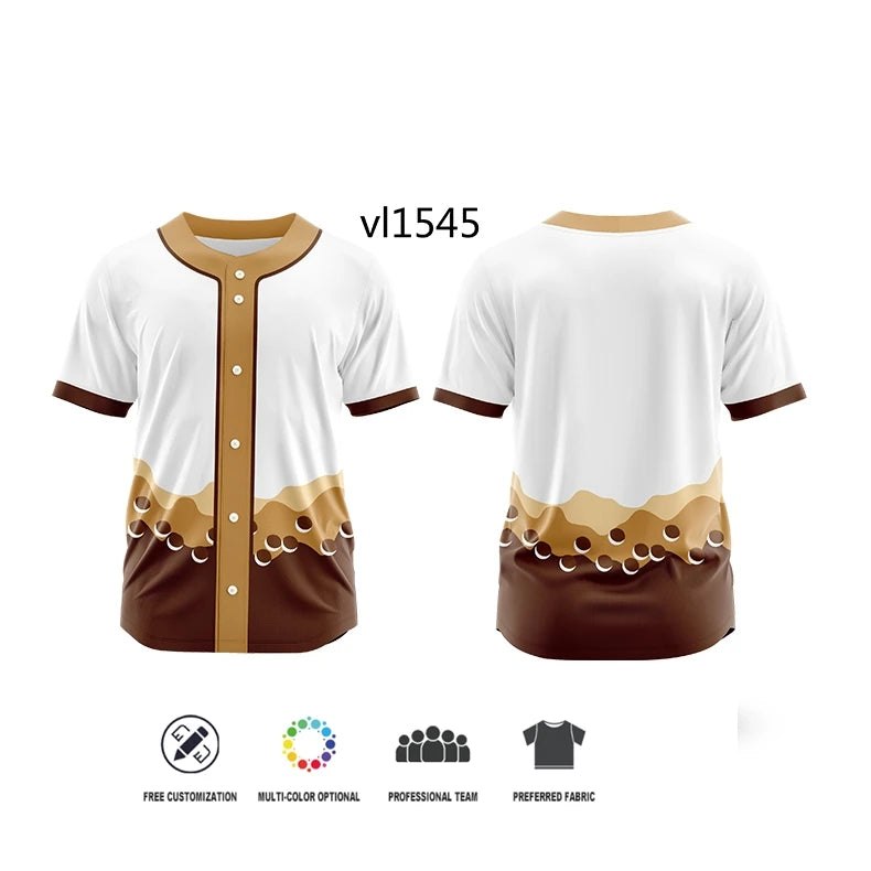 Camiseta de Béisbol Personalizada por Sublimación