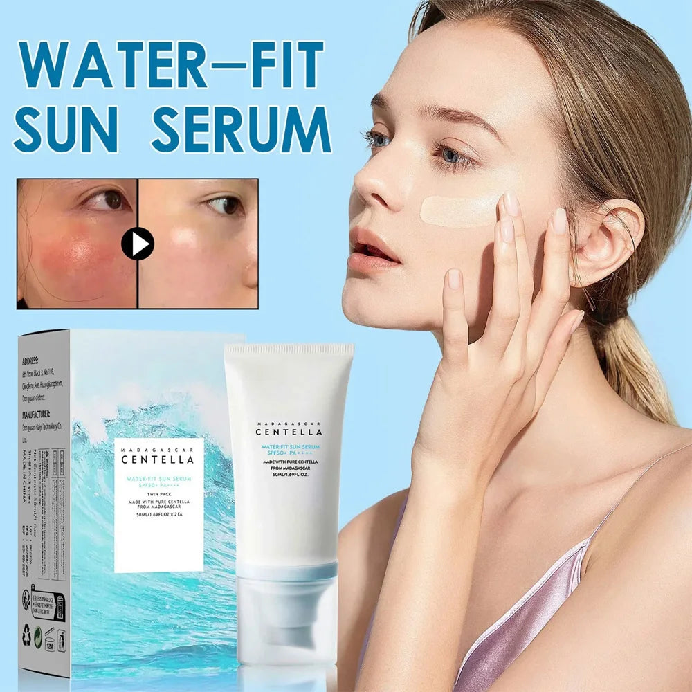 50+ Protector solar Facial Centella Protector solar crema blanqueadora