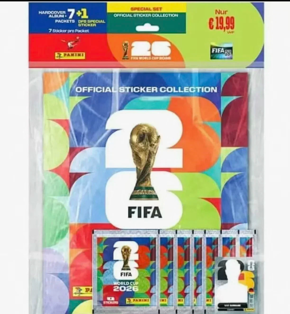 Álbum de Tapa Dura Panini del Mundial FIFA 2026, Edición Limitada Oro y Plata
