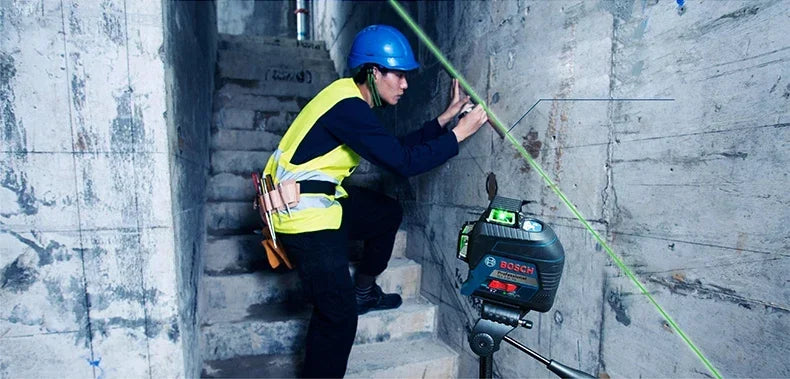 BOSCH 12 Líneas Nivel Láser Verde Nivel 3D Autonivelante 360 °